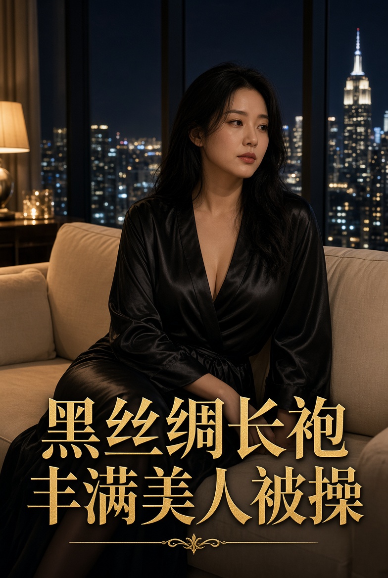 黑丝绸长袍丰满美人被操