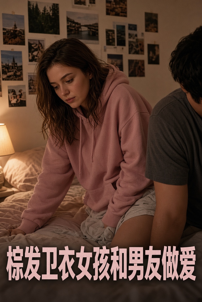 棕发卫衣女孩和男友做爱