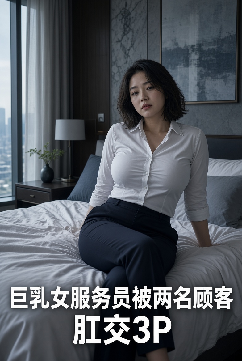 巨乳女服务员被两名顾客肛交3P